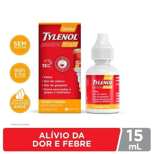 Tylenol 200mg/ml Gotas 15ml