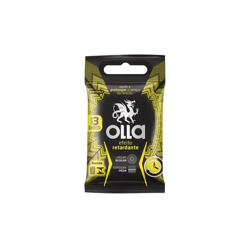 Preservativo Olla Prolong Retardante 3 Unidades