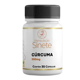 Cúrcuma 500mg 30 Cápsulas - Manipulação Sinete
