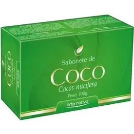 Sabonete em Barra de Coco 100g Arte Nativa