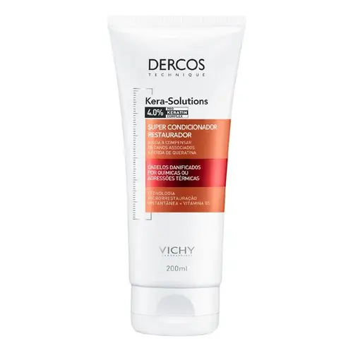 Condicionador Vichy Dercos Kera-Solutions Cabelos Danificados 200ml