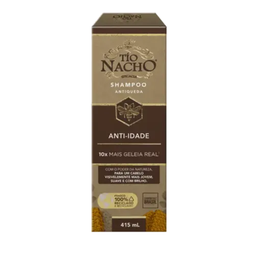 Shampoo Tio Nacho Antiqueda e Anti-Idade 415ml