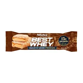 Barra de Proteína Atlhetica Nutrition Best Whey Bar Dulce de Leche Premium 62g