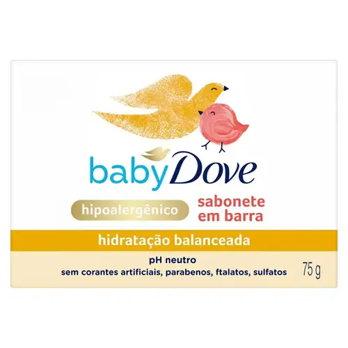 Sabonete em Barra Infantil Dove Baby Hidratação Balanceada 75g