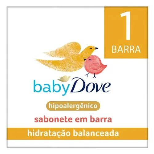 Sabonete em Barra Infantil Dove Baby Hidratação Balanceada 75g