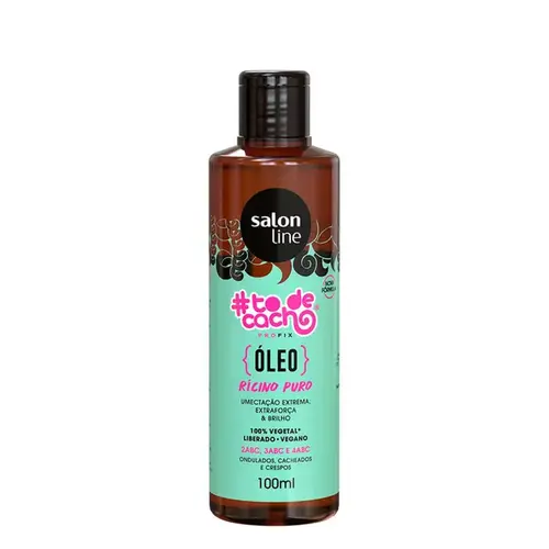 Óleo Capilar Salon Line #TodeCacho Rícino Puro 100ml