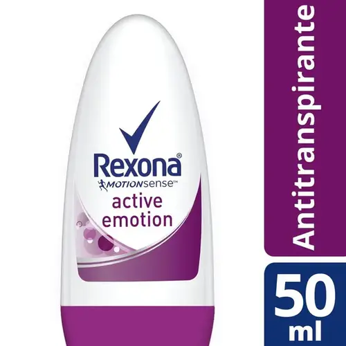 Desodorante Rexona Active Emotion Roll On Feminino 50ml