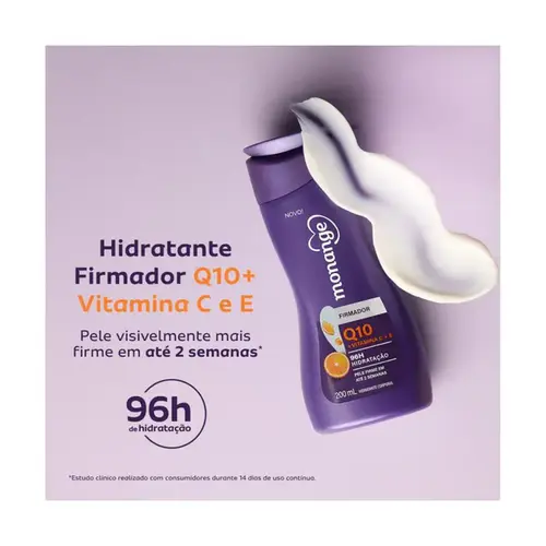 Hidratante Monange Firmador Q10 + Vitamina C+E Pele Extrasseca 200ml