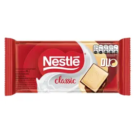 Chocolate Nestlé Classic Duo Ao Leite e Branco 80g