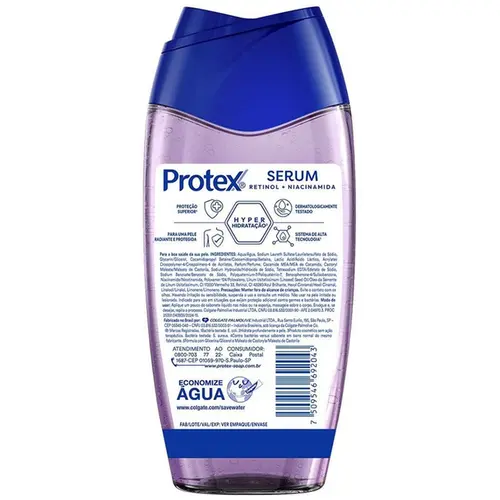 Sabonete Líquido Corporal Protex Sérum Hiper Hidratação Retinol + Niacinamida 250ml