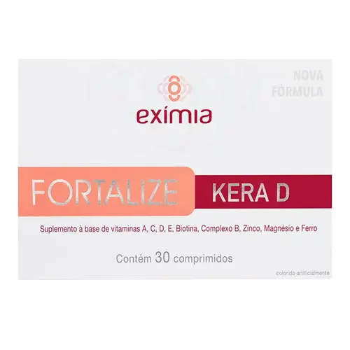 Exímia Fortalize Kera D Farmoquimica 30 Comprimidos
