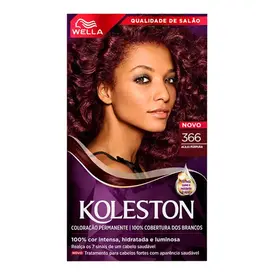 Tintura de Cabelo Koleston 366 Acaju Púrpura 1 Unidade