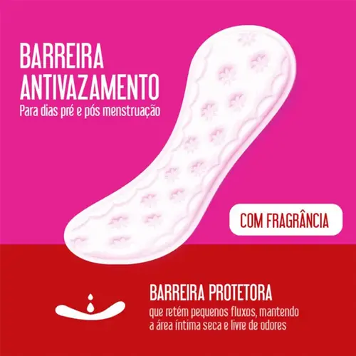 Protetor Diário Carefree Proteção com Perfume 40 Unidades