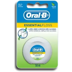 Fio Dental Oral-B Essential Floss Hortelã 50 Metros