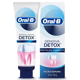 Creme Dental Oral B Gengiva Detox Deep Clean 102g