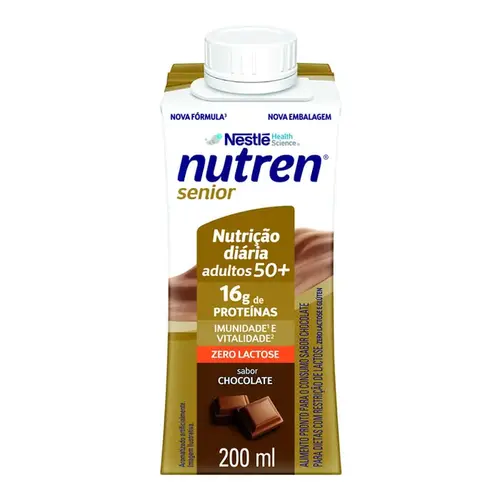 Complemento Alimentar Nutren Senior Chocolate Zero Lactose 200ml