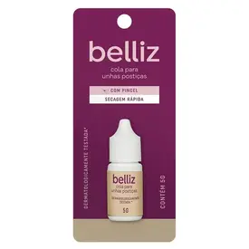 Cola Para Unhas Postiças Belliz 5G Com Pincel Ref 1309