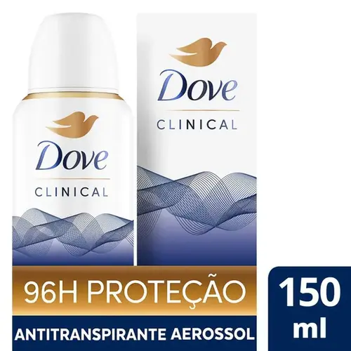 Desodorante Dove Clinical Original Clean Aerosol Feminino 150ml