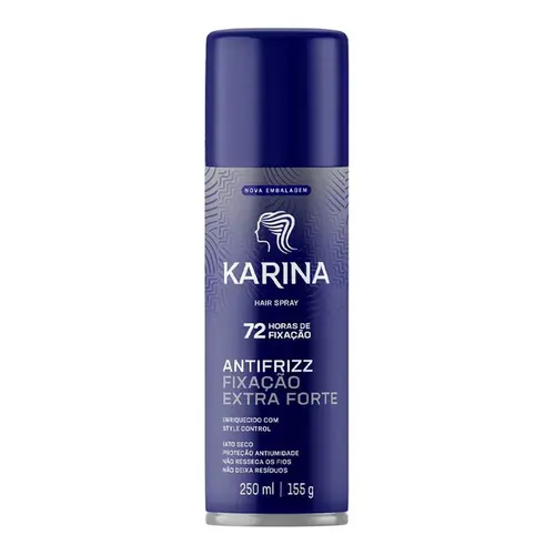 Spray Fixador de Cabelo Karina Fixação Extra Forte 250ml