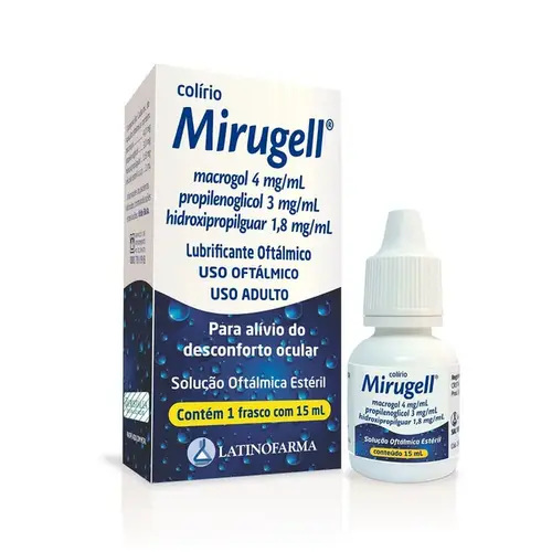 Lubrificante Oftálmico Mirugell 15ml