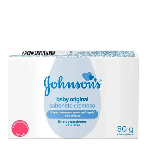 Sabonete em Barra Infantil Johnson's Baby Original 80g
