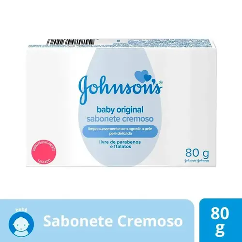 Sabonete em Barra Infantil Johnson's Baby Original 80g