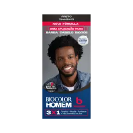 Tonalizante de Cabelo Masculino Biocolor Homem Bozzano Preto