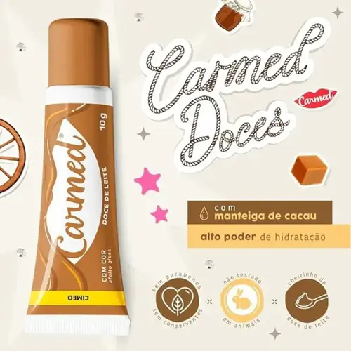 Protetor Labial Carmed Doce de Leite com Cor 10g