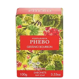 Sabonete em Barra Phebo Gerânio Bourbon 100g