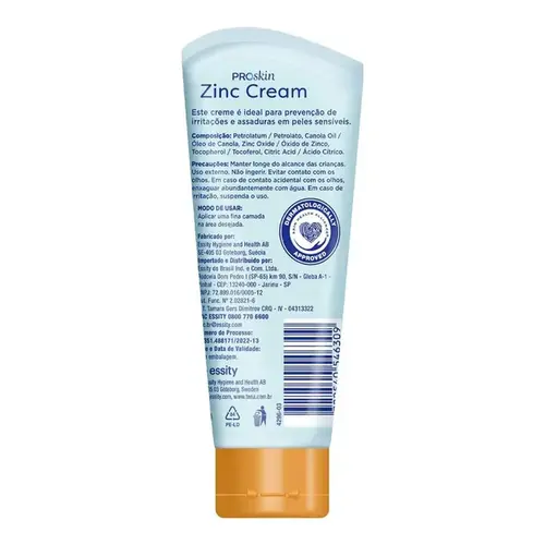 Creme para Assadura Tena Proskin Zinc Sem Perfume 100ml