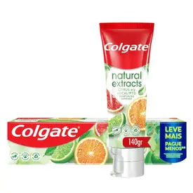Creme Dental Colgate Natural Extracts Reinforced Defense 140g