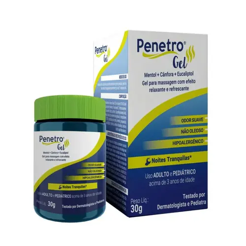 Gel para Massagem Penetro Gel Relaxante e Refrescante 30g