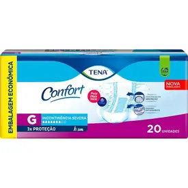 Fralda Geriatrica Tena Confort G Unissex 20 Unidades