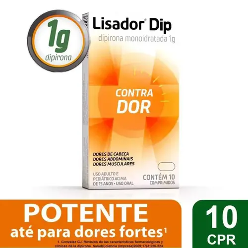 Lisador Dip 1G 10 Comprimidos