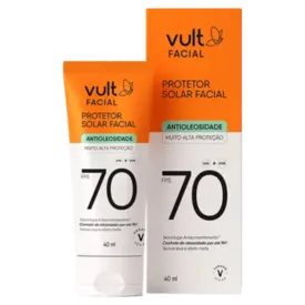 Protetor Solar Facial Vult Facial FPS70 Antioleosidade 40ml