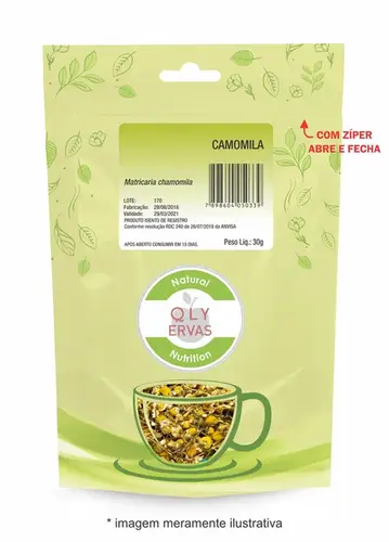 Chá Qualy Ervas Camomila 30g