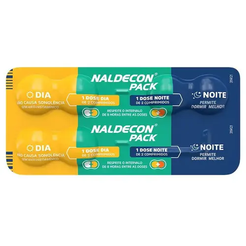 Naldecon Dia e Noite 6 Comprimidos