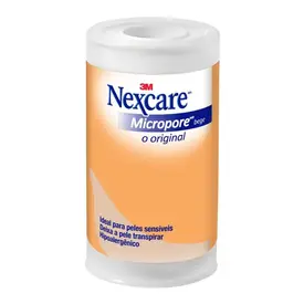 Fita Micropore Nexcare Original Bege 100mm x 4,5m - 1 Unidade