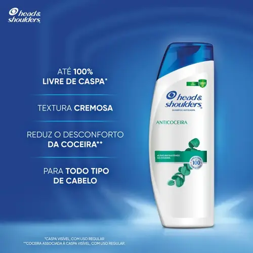 Shampoo Head & Shoulders Anticaspa e Anticoceira 400ml