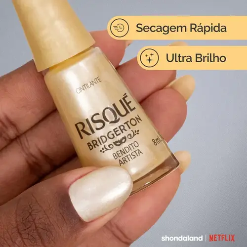 Esmalte Risqué Bridgerton Cintilante Bendito Artista 8ml
