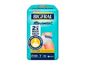 Roupa Íntima Descartável Bigfral Moviment para M Unissex 7 Unidades