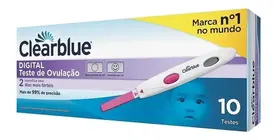 Teste de Ovulação Digital Clearblue - 10 Unidades