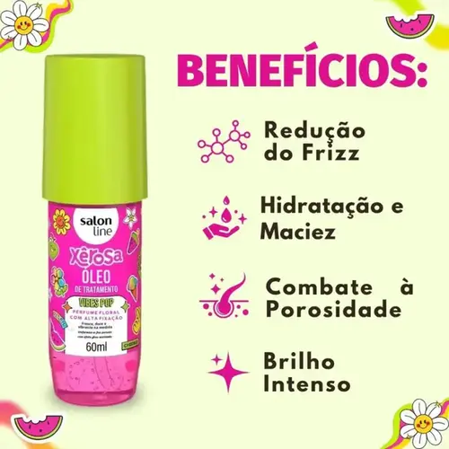 Óleo Capilar Finalizador Salon Line Xerosa Vibes Pop 60ml
