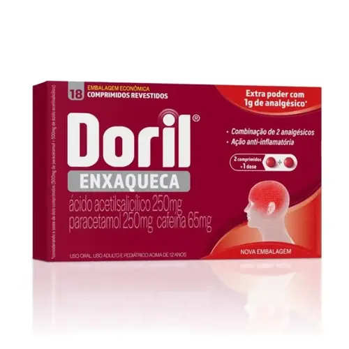 Doril Enxaqueca - 18 Comprimidos