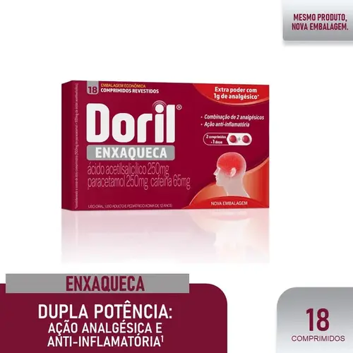 Doril Enxaqueca - 18 Comprimidos