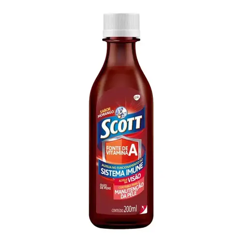 Emulsão Scott Sabor Morango 200ml