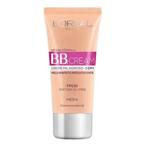 Base L'Oréal Paris BB Cream 5 em 1 - Pele Média FPS20 - 30ml