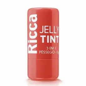 Bastão Ricca Jelly Tint 3 em 1 Pêssego 5g