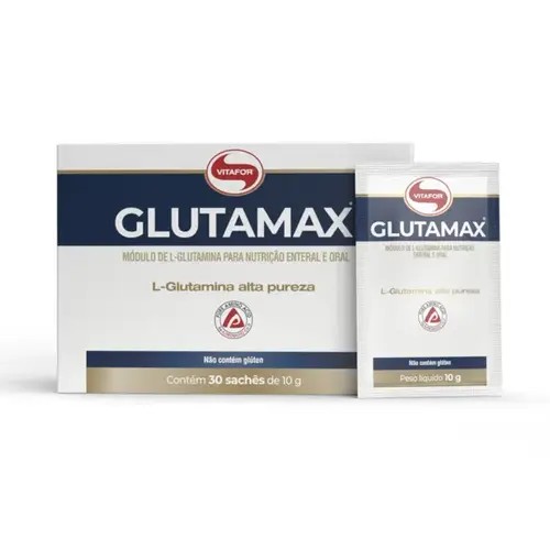 Glutamina Glutamax 30 Sachês de 10g - Vitafor