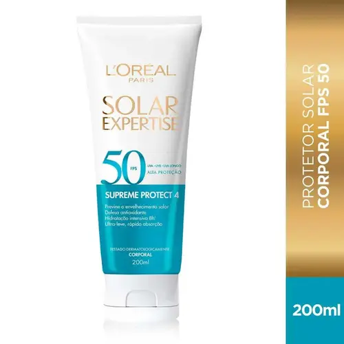 Protetor Solar L'Oréal Paris Expertise Supreme Protect 4 FPS50 200ml